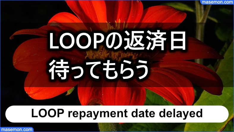 「闇金 LOOP」の返済日を数日ほど待ってもらう