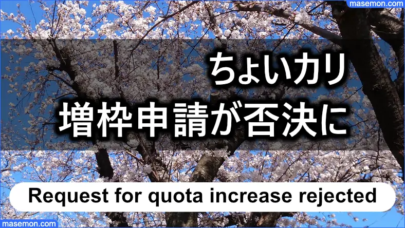 「ちょい借り」で増枠申請が断られるとどうなる？