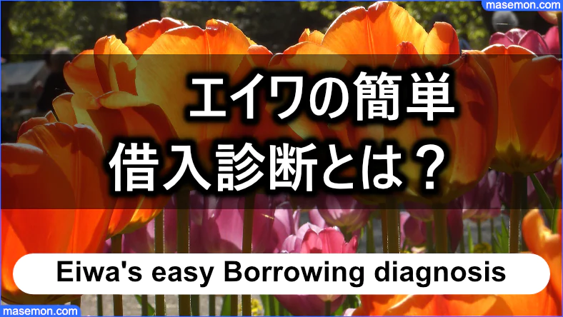 エイワの簡単 借入診断とは？